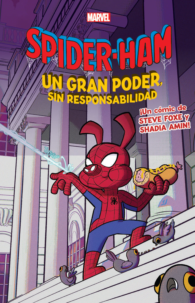 SPIDERHAM RECOCHINEO EN HOLLYWOOD, de STEVE FOXE | portada del libro
