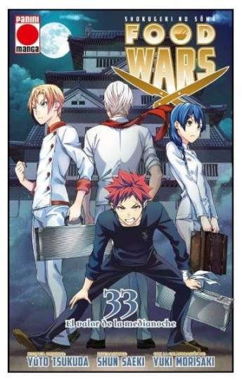 FOOD WARS 33 EL VALOR DE LA MEDIANOCHE, de SAEKI | portada del libro