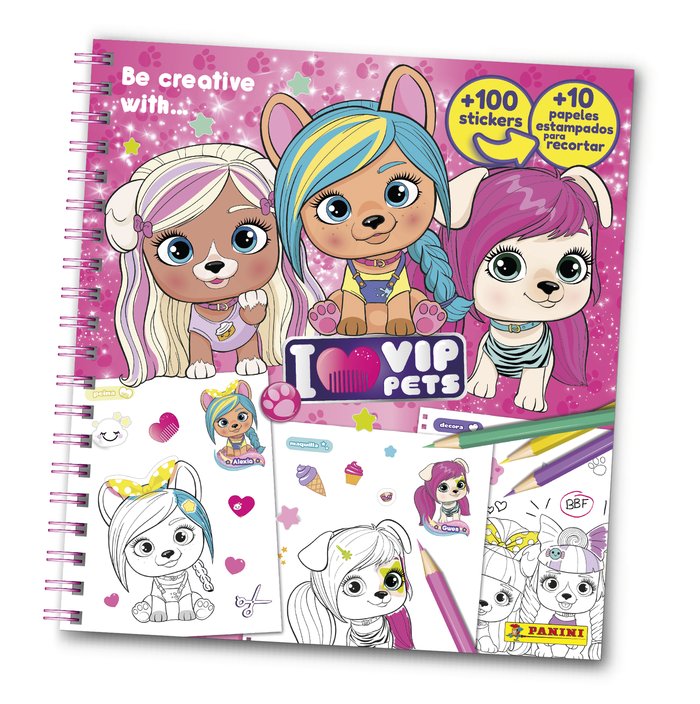 BE CREATIVE WITH VIP PETS CORE, de AA.VV. | portada del libro