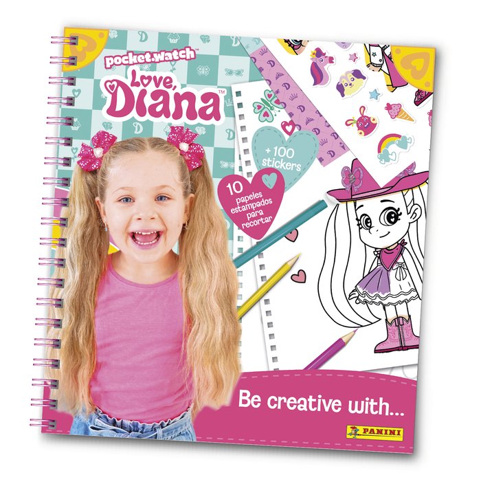 BE CREATIVE WITH LOVE DIANA 1, de VV.AA. | portada del libro