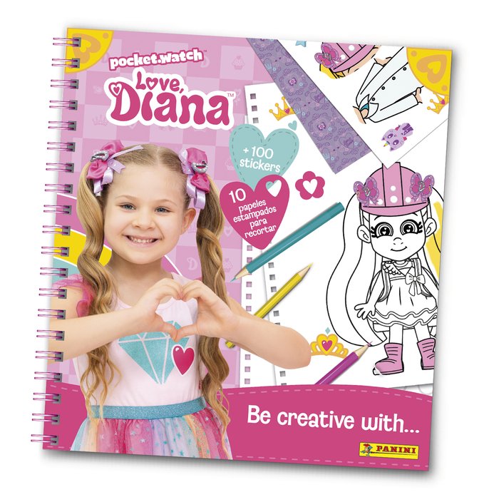 BE CREATIVE WITH LOVE DIANA 2, de AA.VV. | portada del libro