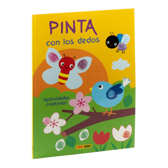 PINTA CON DEDOS AMARILLO ACT CREATIVAS | portada del libro