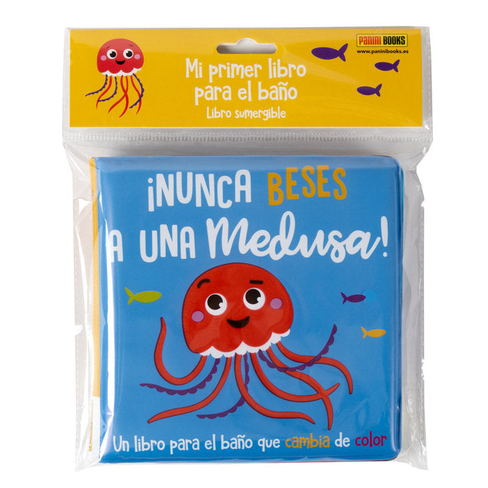 NUNCA BESES A UNA MEDUSA- LIBRO BAÑO, de AA.VV. | portada del libro