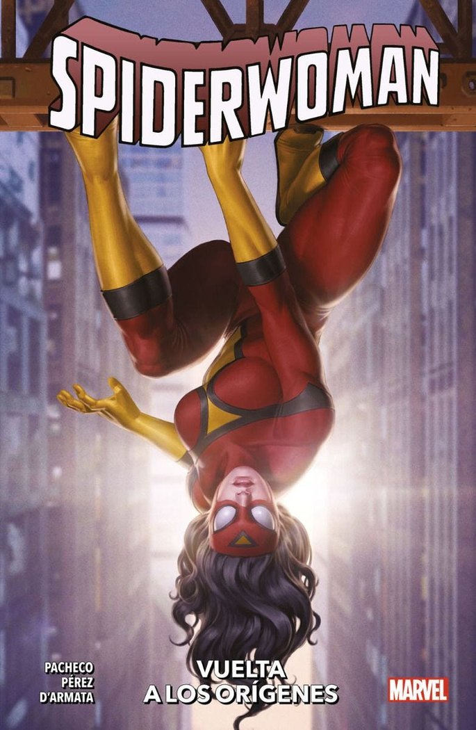 SPIDERWOMAN V1 3 VUELTA A LOS ORIGENES, de PEREZ, PERE | portada del libro