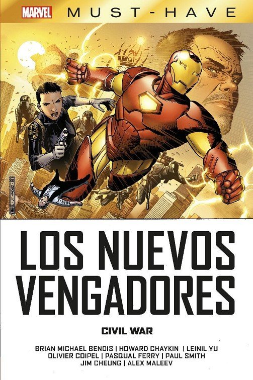 MST45 NUEVOS VENGADORES 5 CIVIL WAR, de MICHAEL BENDIS | portada del libro