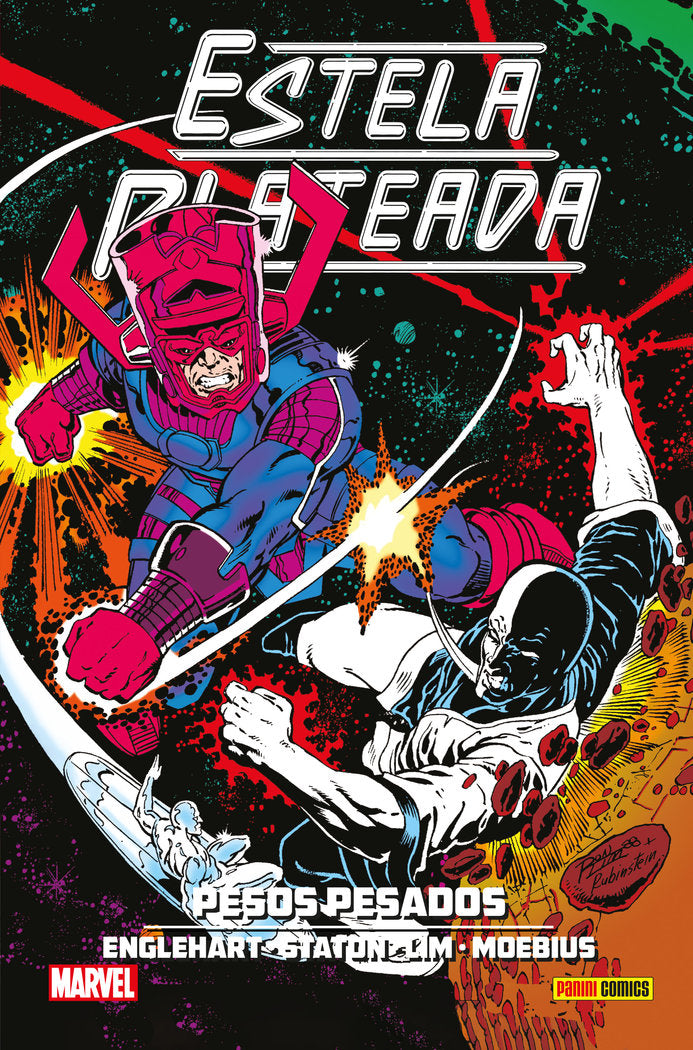 100% Marvel hc estela plateada 3. pesos pesados, de MOEBIUS | portada del libro