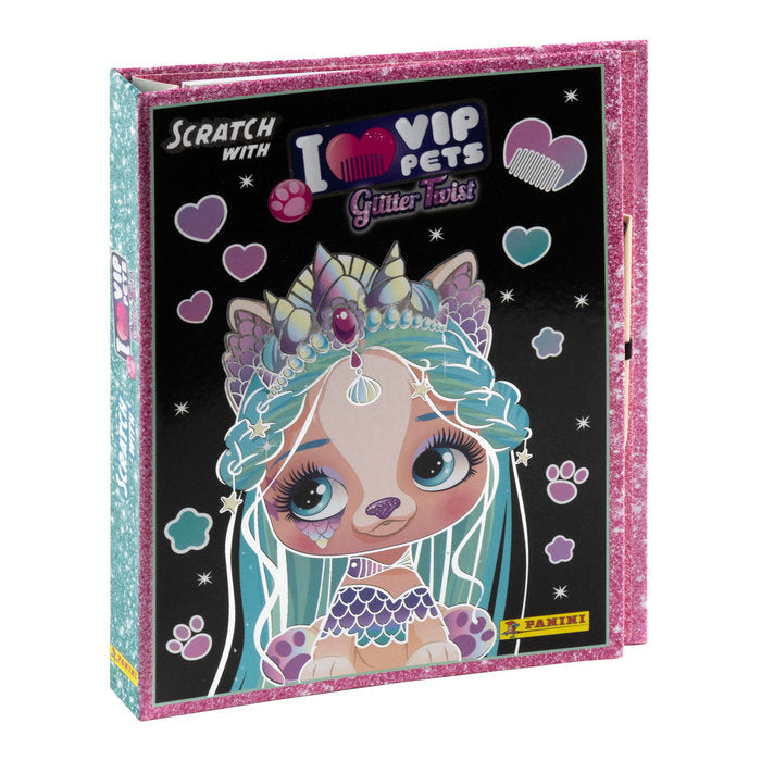 VIP PETS SCRATCH BOOK - GLITTER TWIST, de ANNABEL MUL·, DESIGN LAB | portada del libro