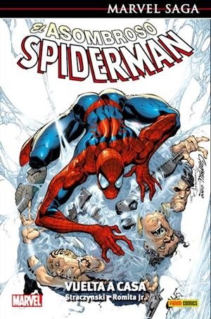 REEDICION MARVEL SAGA EL ASOMBROSO SPIDERMAN 1. VUELTA A CASA 1, de STRACZYNSKI ROMITA JR | portada del libro
