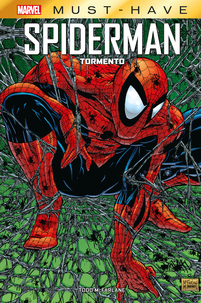 Marvel must have spiderman. tormento, de TODD MCFARLANE | portada del libro