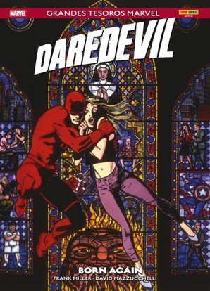 Grandes tesoros marvel daredevil born again, de FRANK MILLER | portada del libro