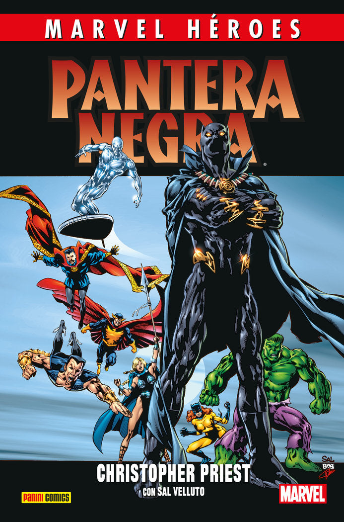 Marvel heroes 110 pantera negra 2, de CHRISTOPHER PRIEST | portada del libro