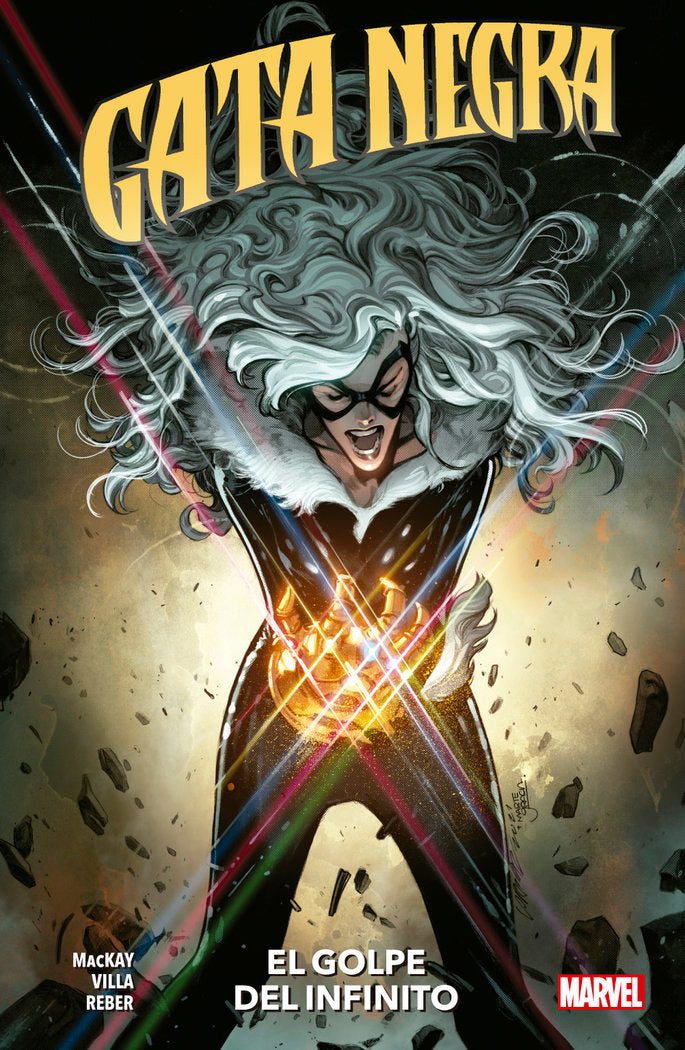 GATA NEGRA 5 EL GOLPE DEL INFINITO, de JED MACKAY | portada del libro