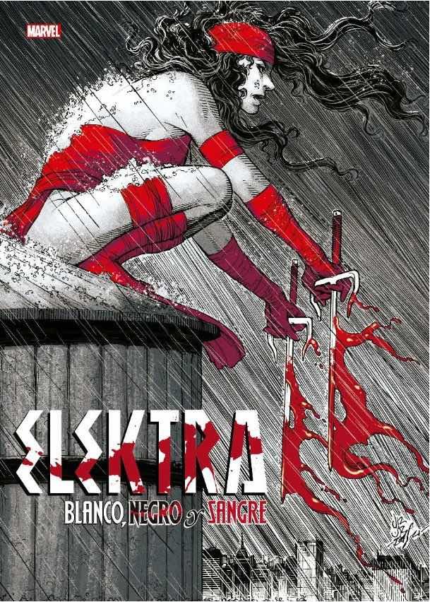 Elektra. blanco, negro y sangre, de GREG SMALLWOOD | portada del libro