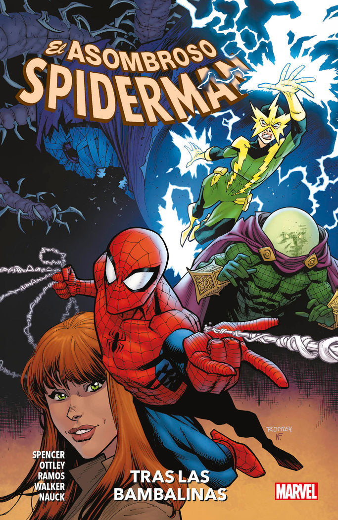 MP32 ASOM SPIDERMAN 5 TRAS LA BAMBALINAS, de RYAN OTTLEY,NIC | portada del libro