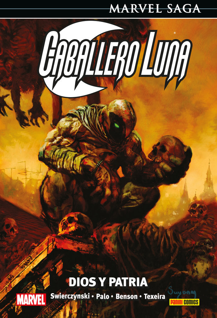 Marvel saga caballero luna 3. dios y patria, de DUANE SWIERCZYNSKI | portada del libro