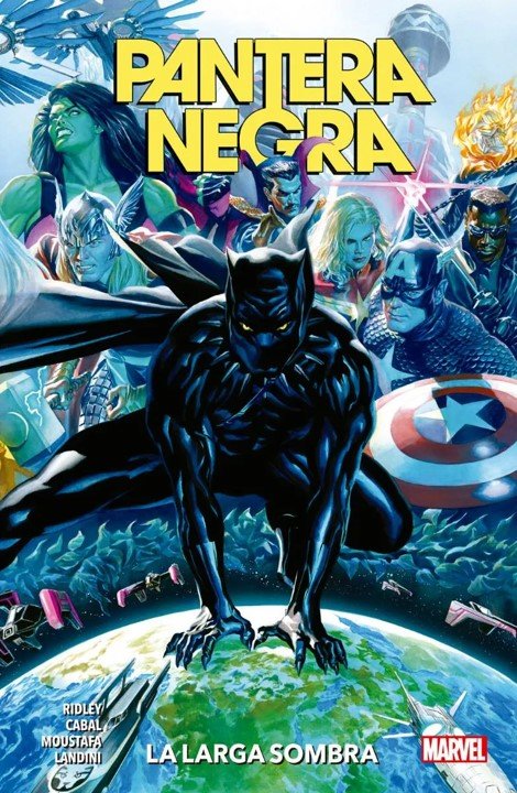 PANTERA NEGRA V2 01 LA LARGA SOMBRA, de JOHN RIDLEY | portada del libro