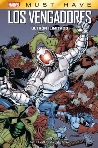 LOS VENGADORES ULTRON ILIMITADO, de GEORGE PEREZ | portada del libro