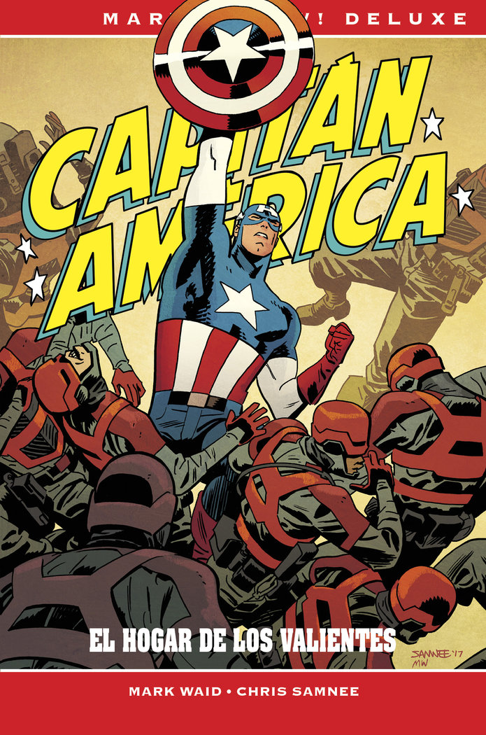 MN62 CAP AMERICA 1 HOGAR VALIENTES MWAID, de LEONARDO ROMERO#J. G. JONES#ADAM HUGHES# | portada del libro