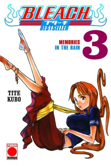 BLEACH 03 BESTSELLER MEMORIES IN TH RAIN, de TITE KUBO | portada del libro