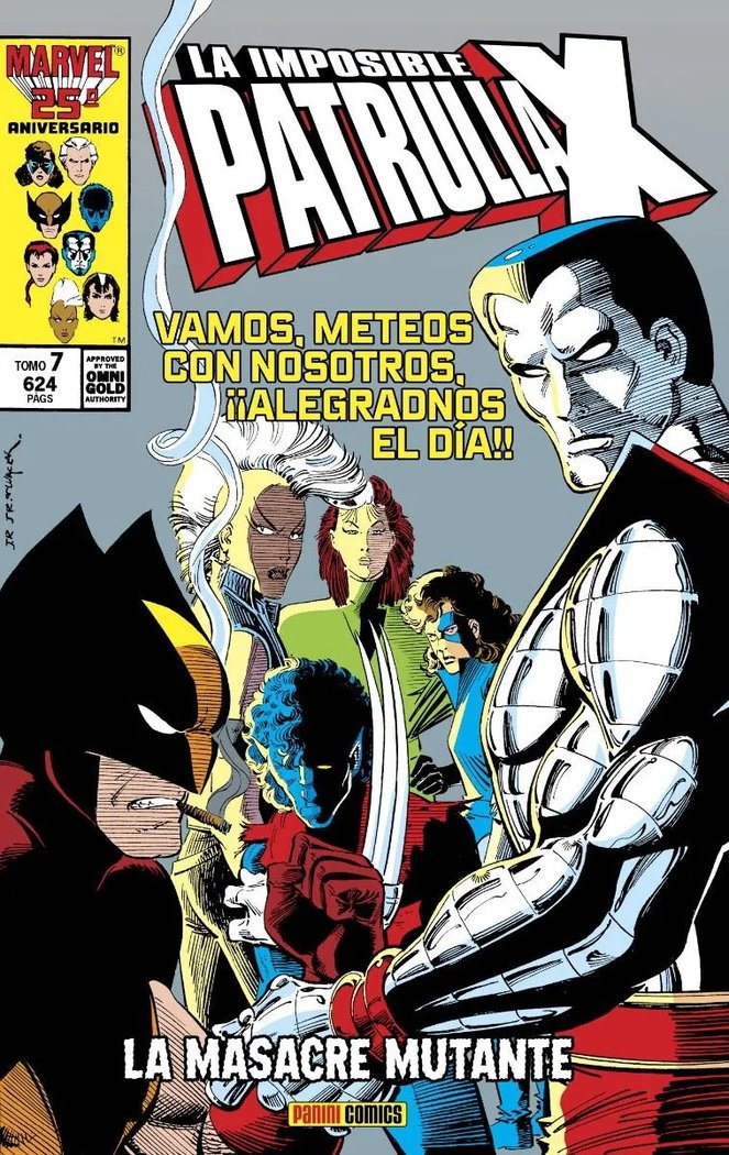 LA IMPOSIBLE PATRULLA-X 7 LA MASACRE MUTANTE, de MARC SILVESTRI, ARTHUR ADAMS, JOHN ROMIT | portada del libro