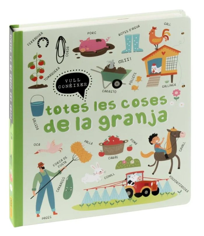 TOTES LES COSES DE LA GRANJA, de TANJA LOUWERS | portada del libro