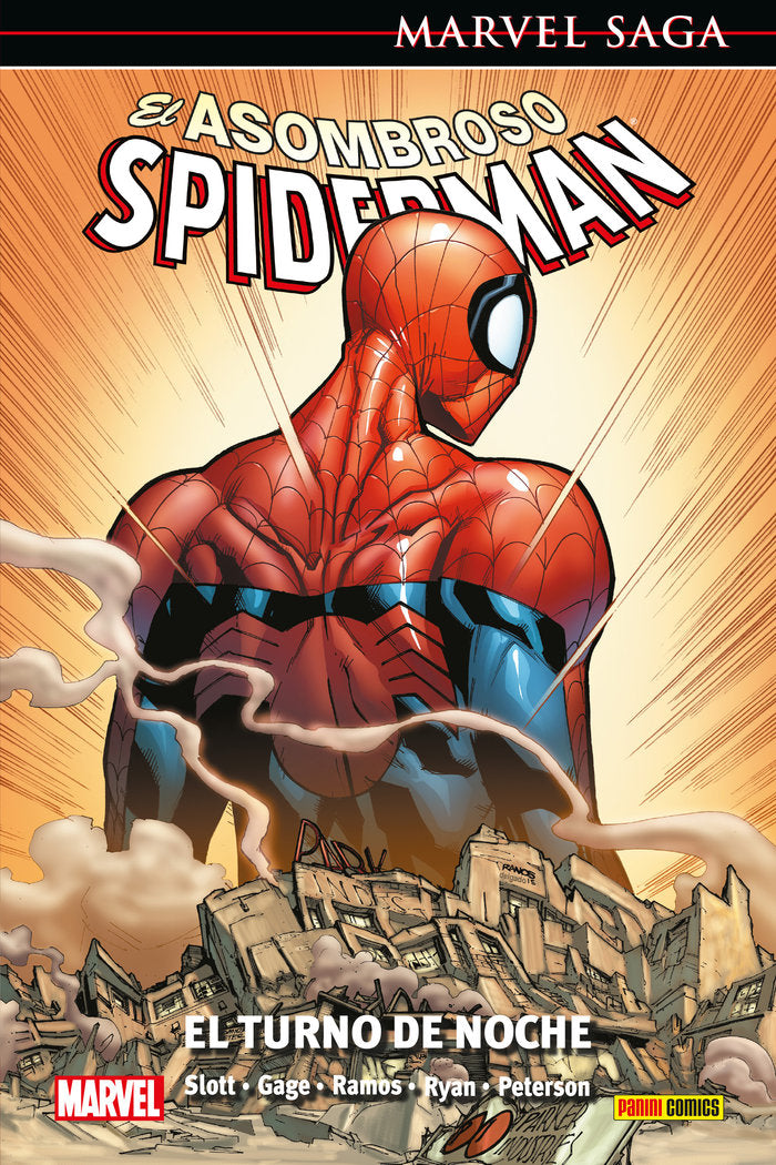 EL ASOMBROSO SPIDERMAN 49 EL TURNO DE NOCHE, de HUMBERTO RAMOS | portada del libro