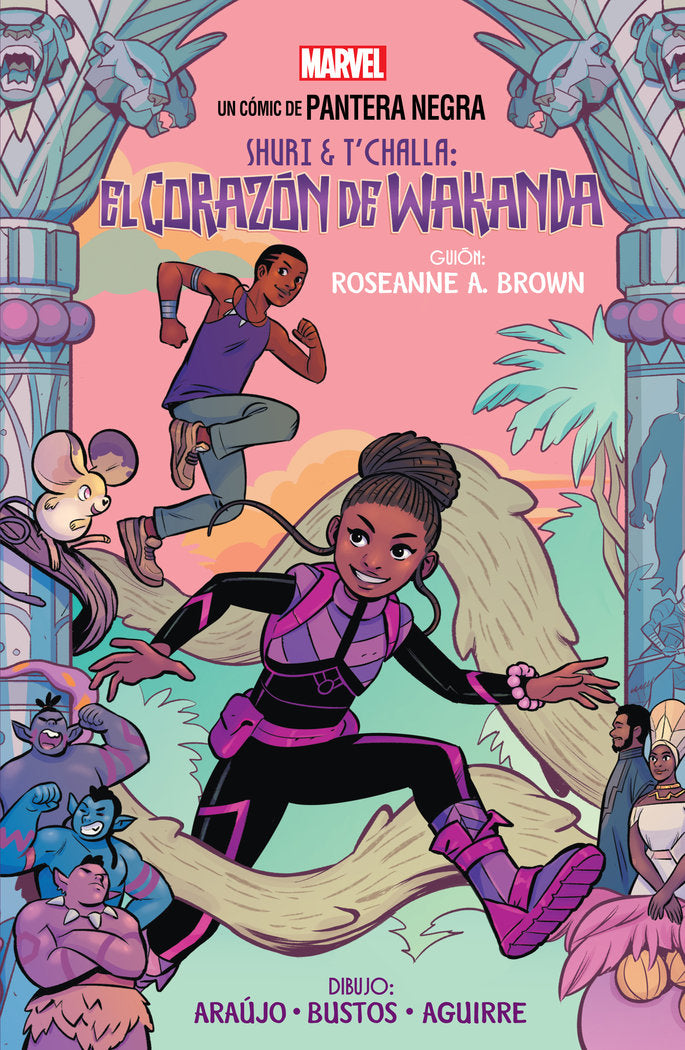 MSC03 SHURI & T CHALLA CORAZON WAKANDA, de ROSEANNE A BROWN | portada del libro