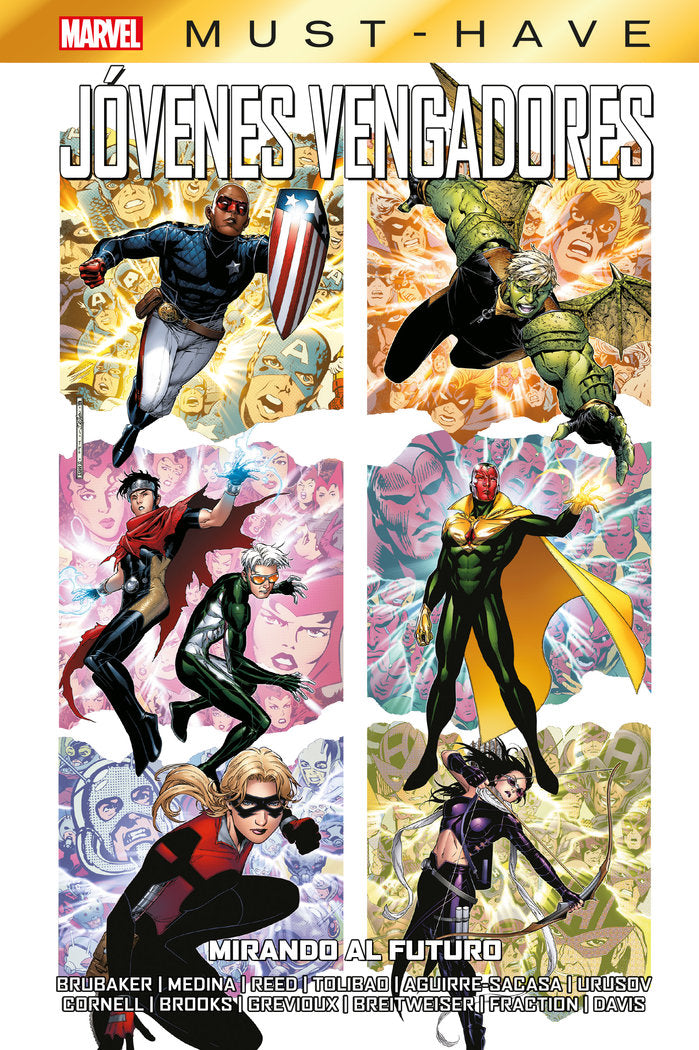 MST66 JOVENES VENGADORES 2 MIRANDO FUTUR, de HARVEY TOLIBAO, MARK BROOKS, ED BRUBAKER | portada del libro