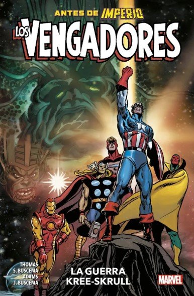 LOS VENGADORES LA GUERRA KREE SKRULL, de ROY THOMAS | portada del libro
