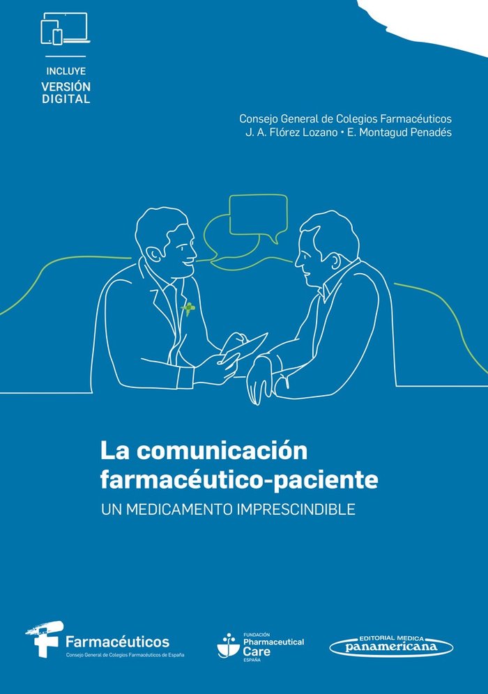 LA COMUNICACION FARMACEUTICO-PACIENTE, de CGCOF CONSEJO GENERAL DE COLEGIOS OFICIALES DE FAR | portada del libro