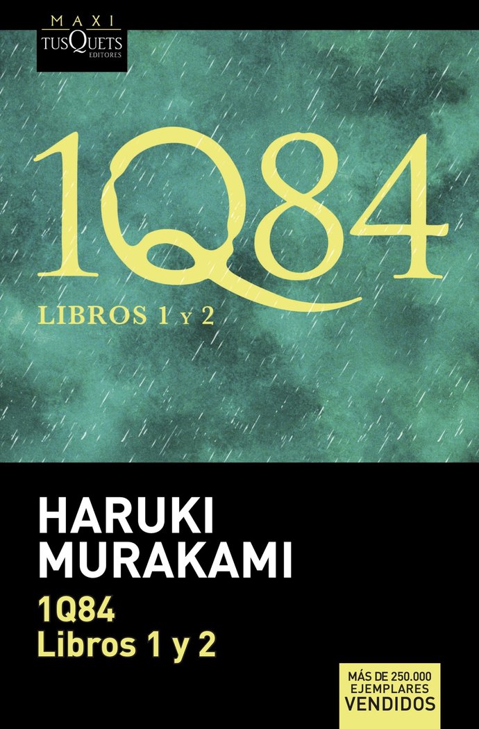 1Q84. LIBROS 1 Y 2, de HARUKI MURAKAMI | portada del libro