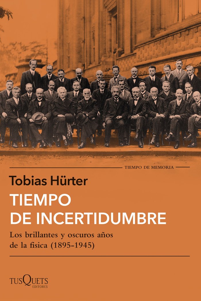 TIEMPO DE INCERTIDUMBRE, de TOBIAS HURTER | portada del libro