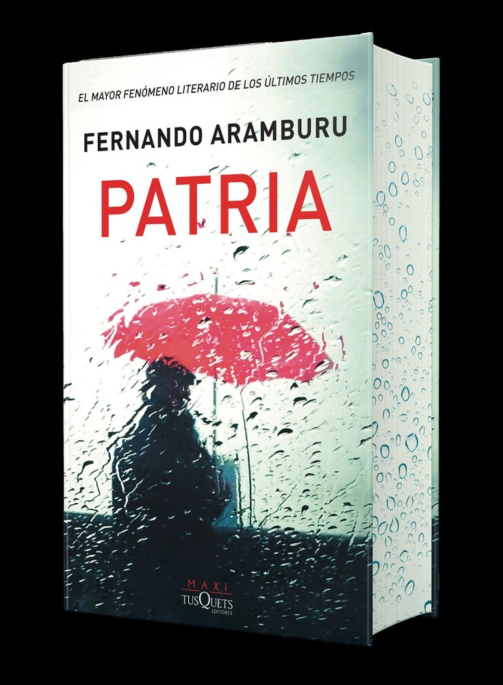PATRIA EDICION ESPECIAL CON CANTOS TINTADOS, de FERNANDO ARAMBURU | portada del libro