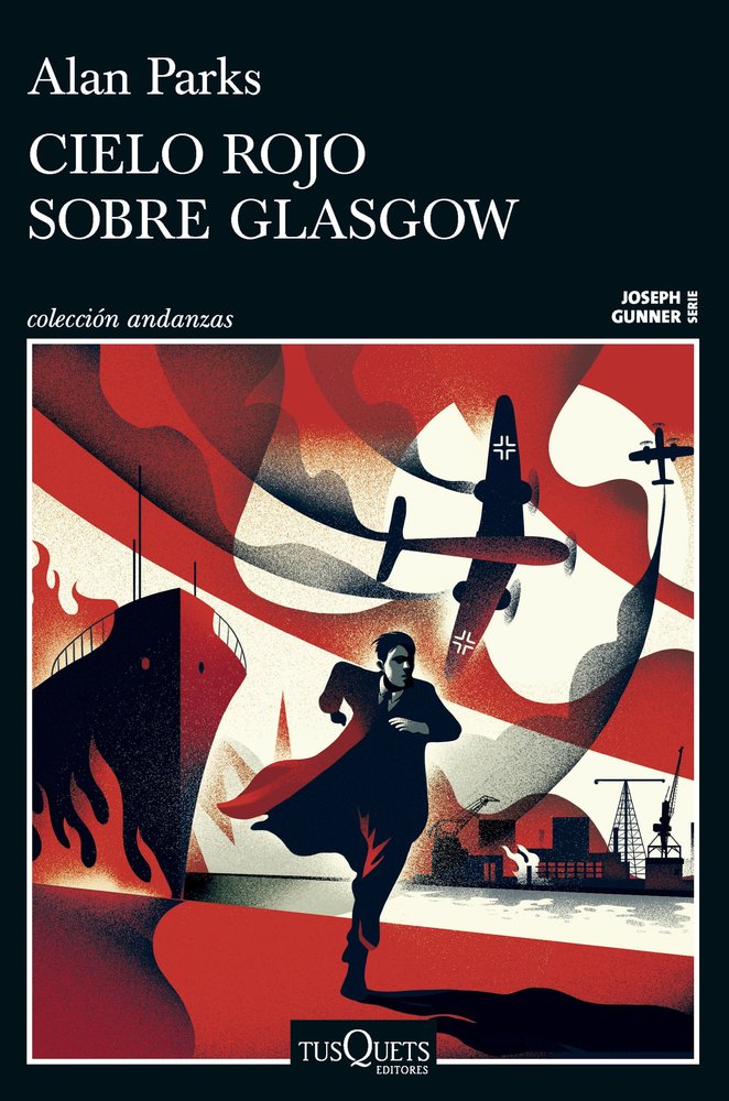 Cielo rojo sobre Glasgow (Serie Joseph Gunner 1), de ALAN PARKS | portada del libro