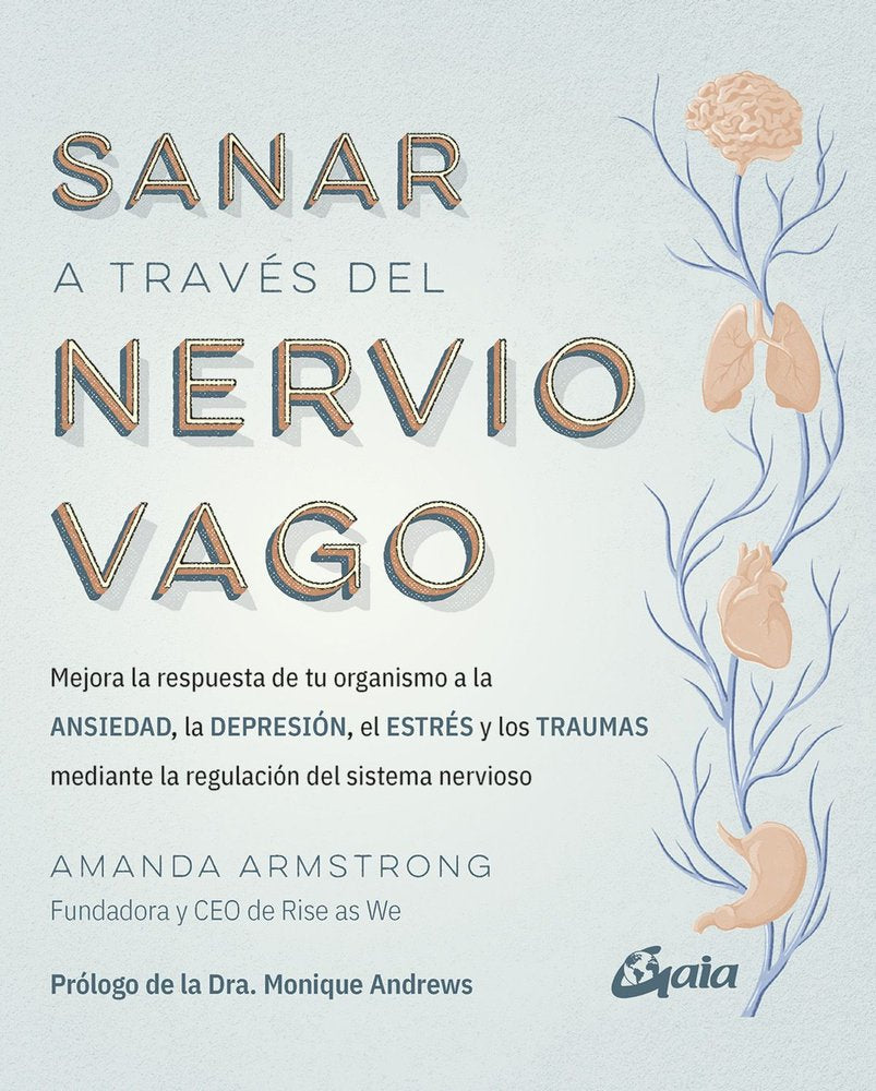 SANAR A TRAVES DEL NERVIO VAGO, de AMANDA ARMSTRONG | portada del libro