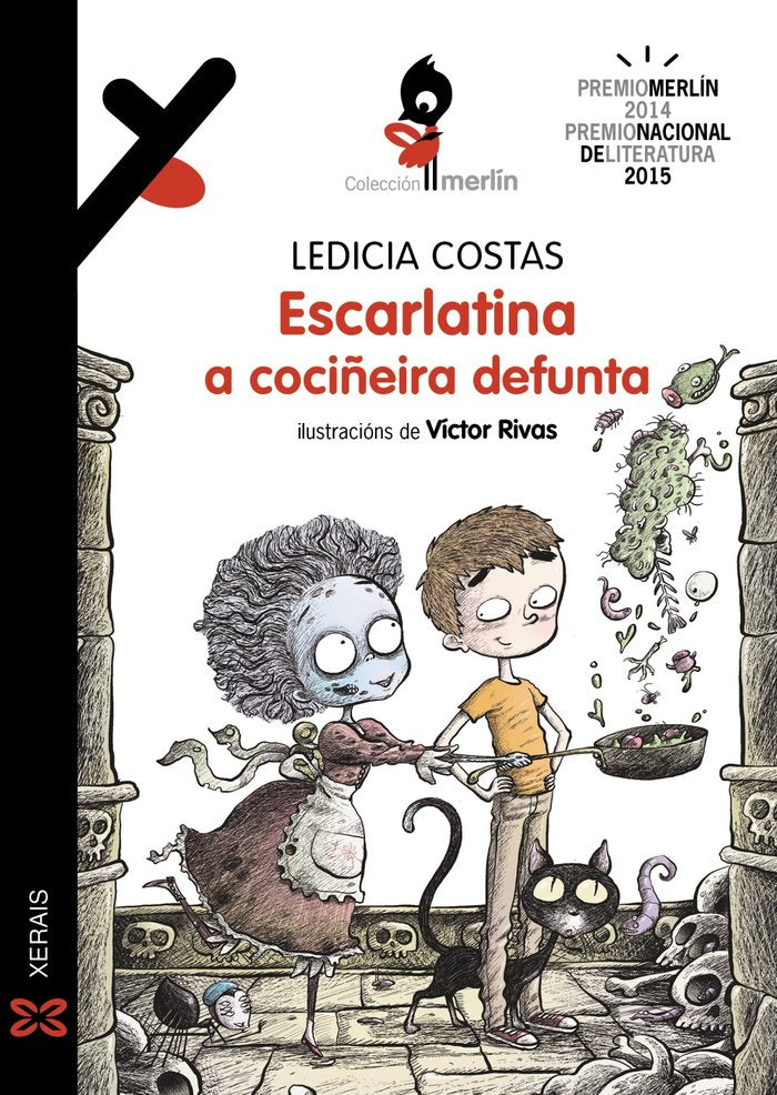 ESCARLATINA, A COCIÑEIRA DEFUNTA, de COSTAS, LEDICIA | portada del libro