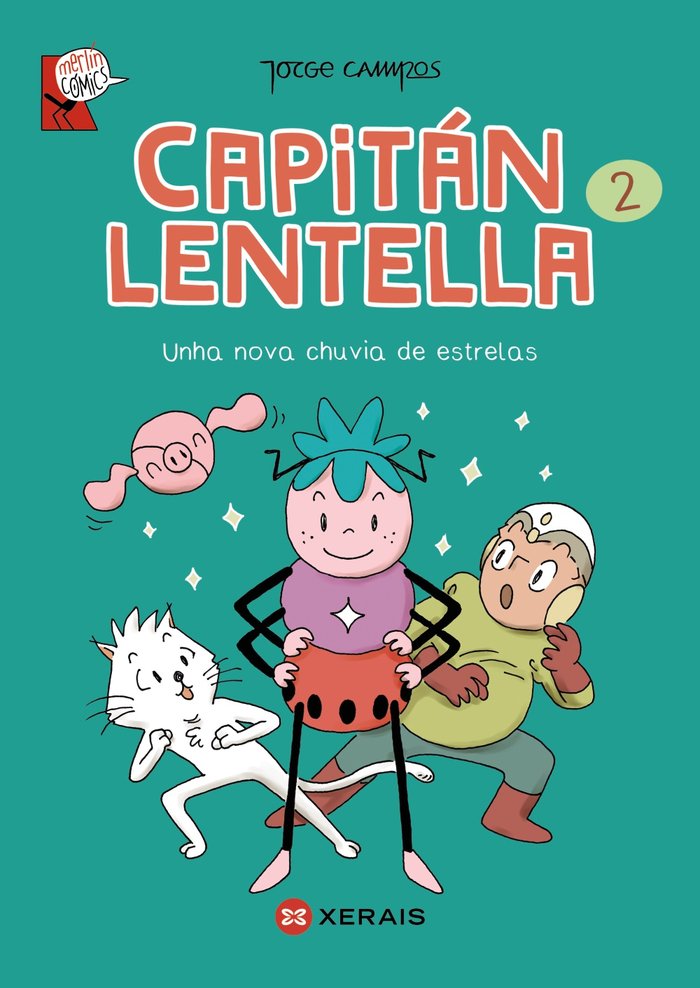 CAPITAN LENTELLA 2 UNHA NOVA CHUVIA DE ESTRELAS, de CAMPOS, JORGE | portada del libro