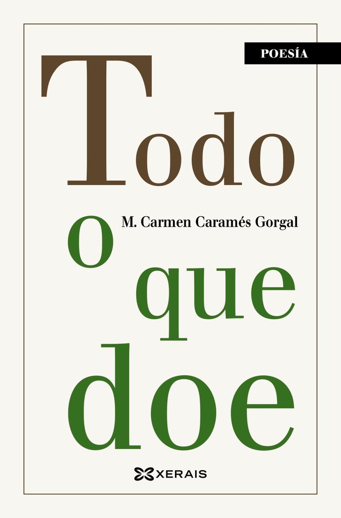 Todo o que doe, de CARAMES GORGAL, MARIA CARMEN | portada del libro