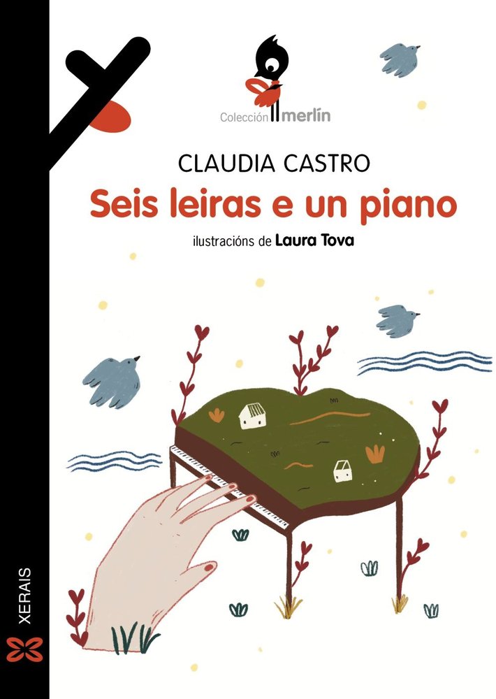 Seis leiras e un piano, de CASTRO, CLAUDIA | portada del libro