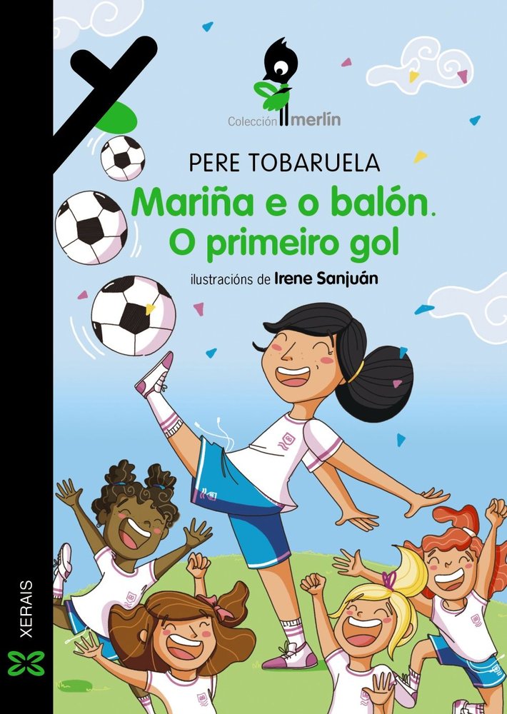 MARIÑA E O BALON O PRIMEIRO GOL, de TOBARUELA, PERE | portada del libro