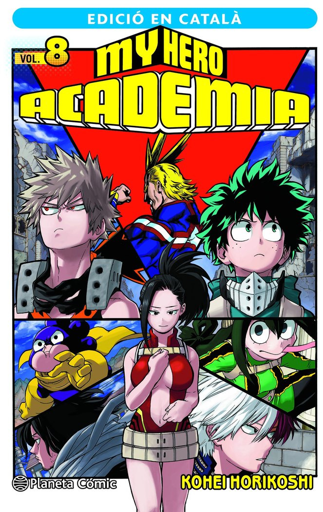 MY HERO ACADEMIA Nº 08 (CATALA), de HORIKOSHI, KOHEI | portada del libro