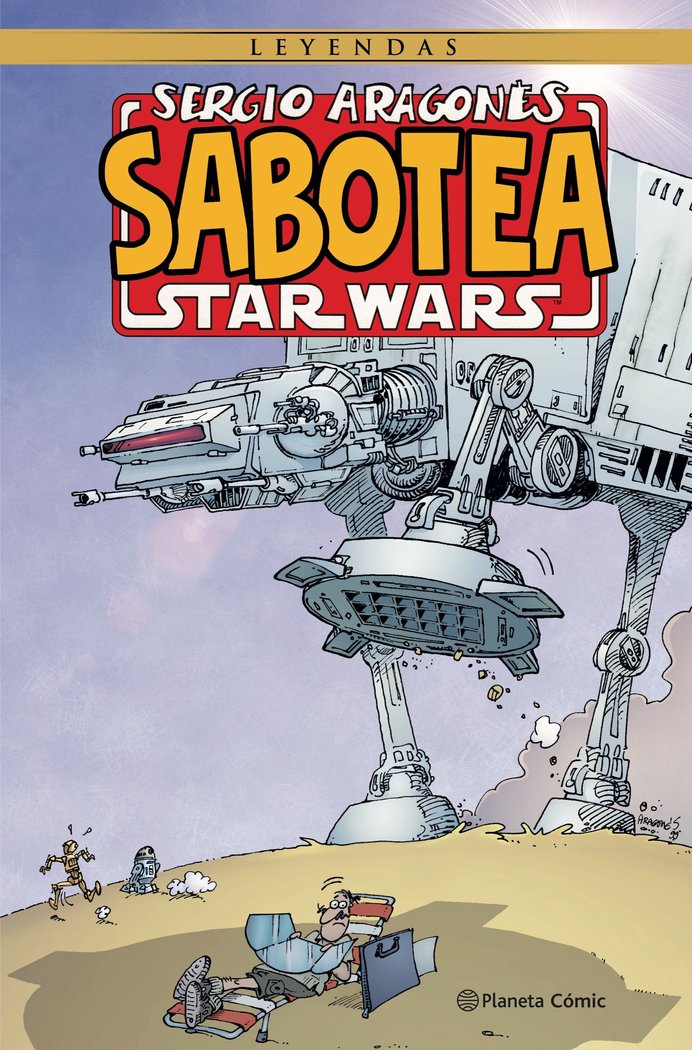 SERGIO ARAGONES SABOTEA STAR WARS, de ARAGONES, SERGIO | portada del libro