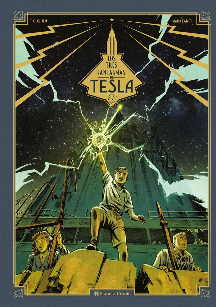 LOS TRES FANTASMAS DE TESLA Nº 03/03, de RICHARD, MARAZANO | portada del libro