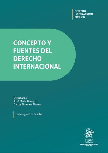 CONCEPTO Y FUENTES DEL DERECHO INTERNACIONAL | portada del libro