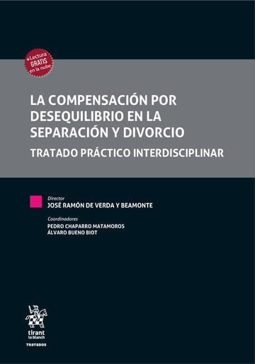 LA COMPENSACION POR DESEQUILIBRIO EN LA SEPARACION Y DIVORCI, de DE VERDA Y BEAMONTE | portada del libro