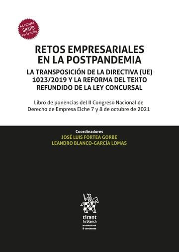 Retos empresariales en la postpandemia, de BLANCO GARCIA LOMAS | portada del libro