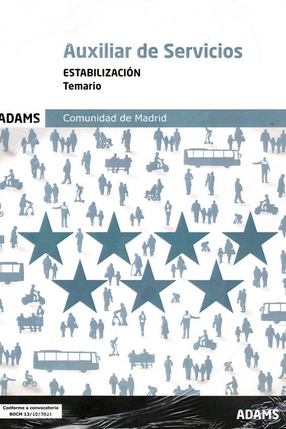 AUXILIAR DE SERVICIOS. ESTABLIZACION. TEMARIO | portada del libro