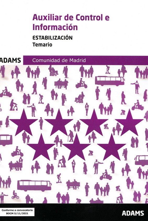 AUXILIAR DE CONTROL E INFORMACION. ESTABLIACION. TEMARIO | portada del libro