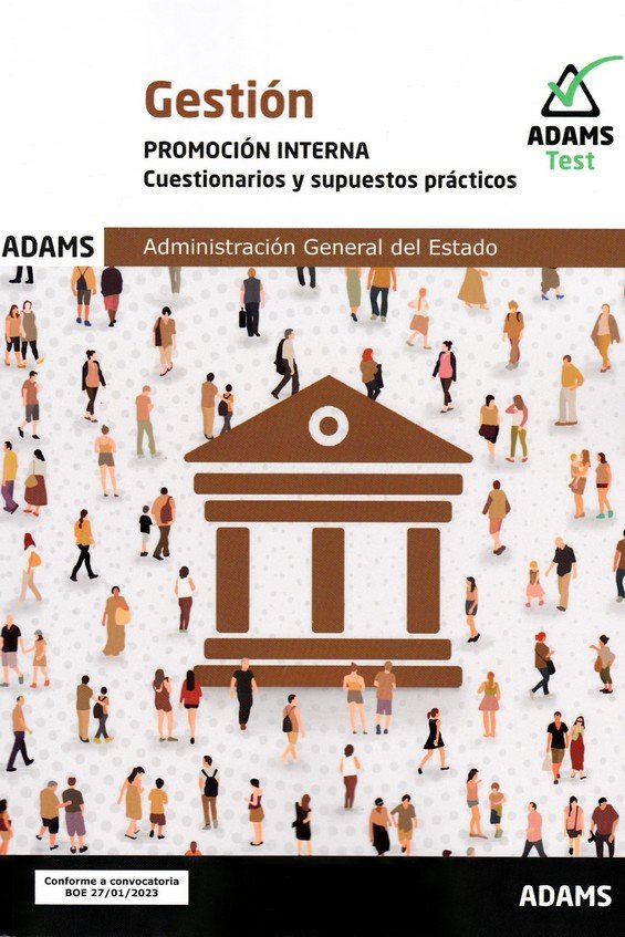 GESTION ( PROMOCION INTERNA) - CUESTIONARIOS Y SUPUESTOS PRACTICOS | portada del libro