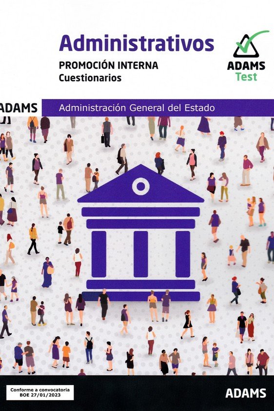 ADMINISTRATIVOS ( PROMOCION INTERNA) - CUESTIONARIOS | portada del libro